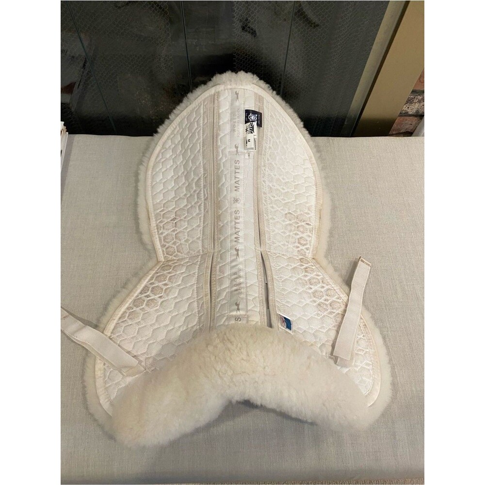 Mattes Platinum Medium Correction Half Pad Shimmable Spine free Sheepskin